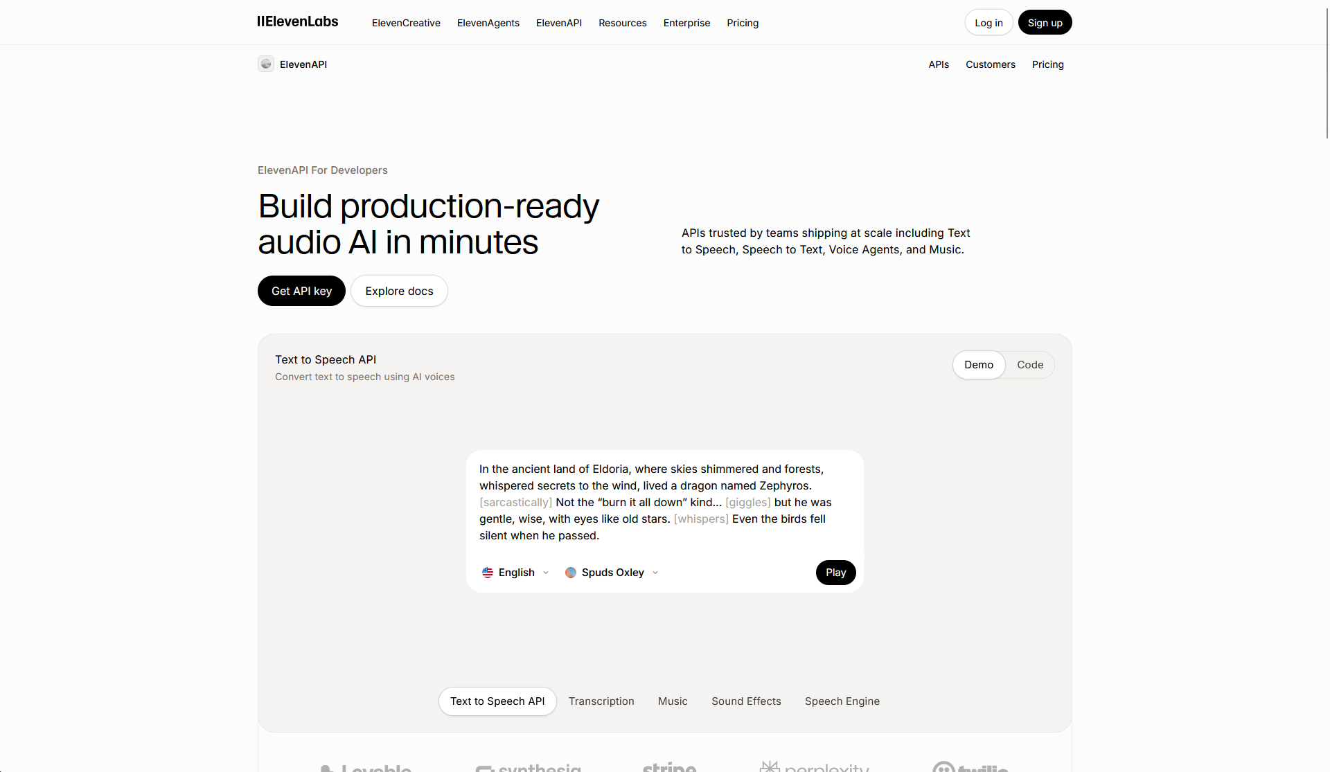 Eleven Labs — screenshot 4