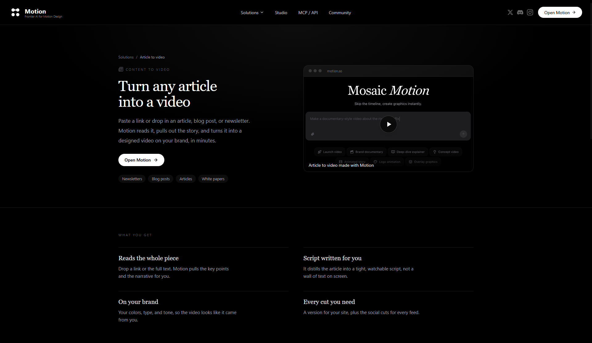 Motion — screenshot 2