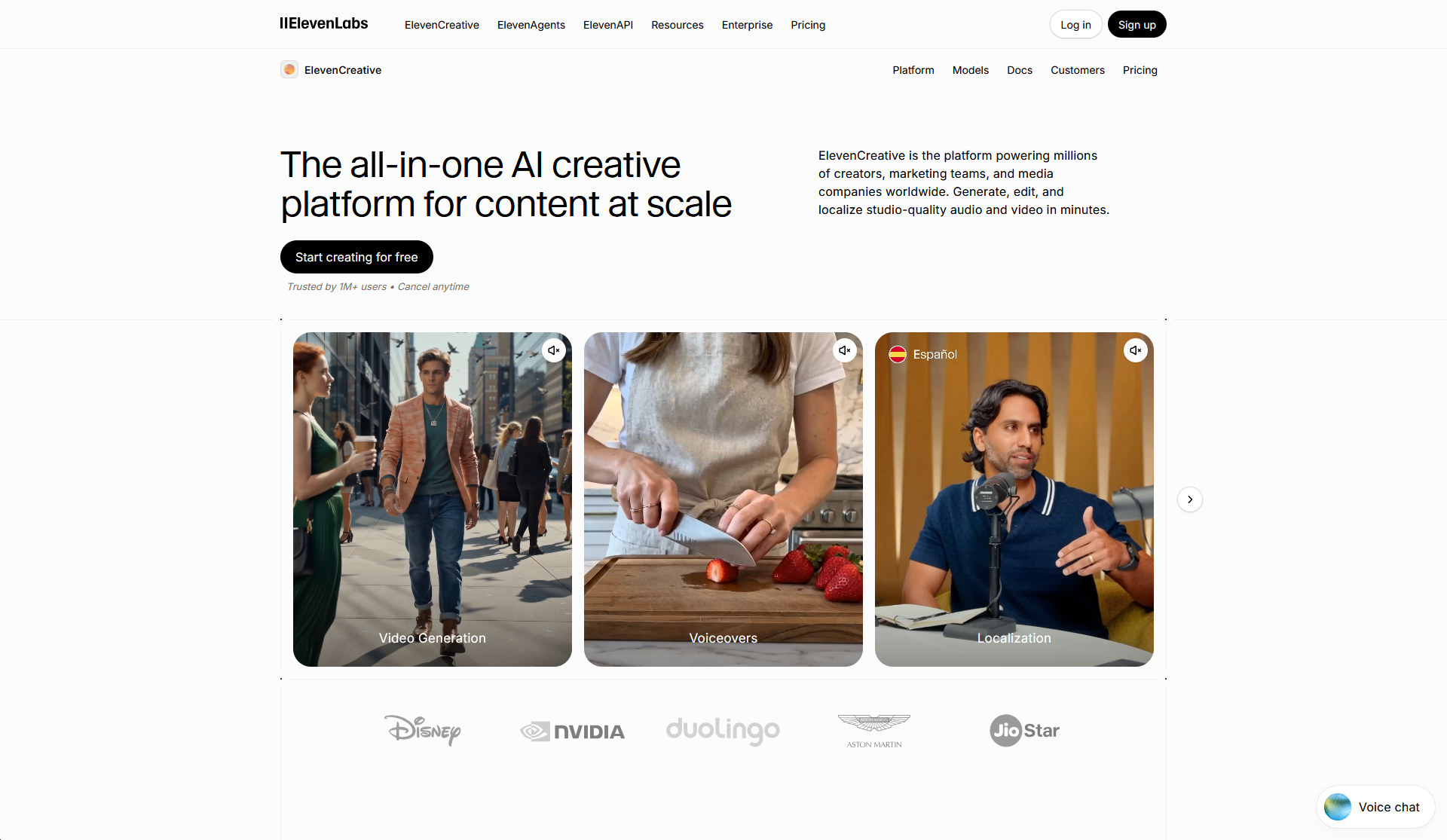 Eleven Labs — screenshot 2