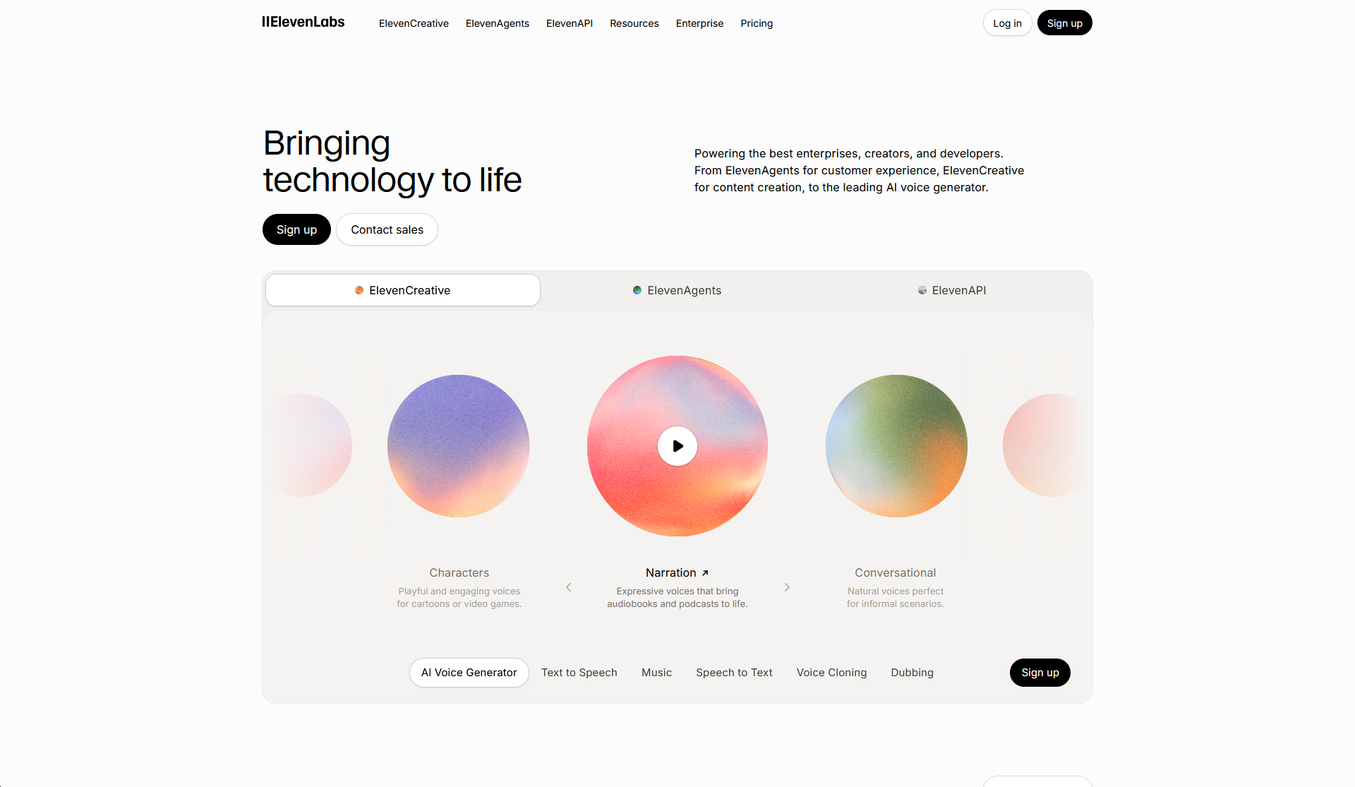 Eleven Labs — screenshot 1