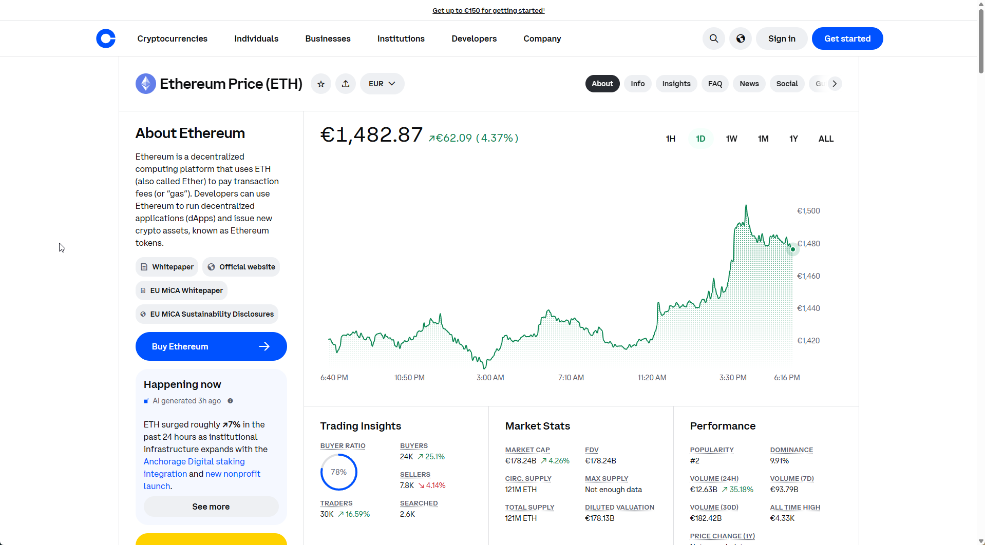 Coinbase — screenshot 3